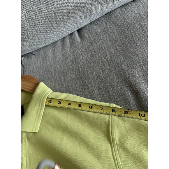 Psycho Bunny Pique Polo Lime Green Pink Logo Size 9 XXXL USA Pima cotton - Picture 15 of 15